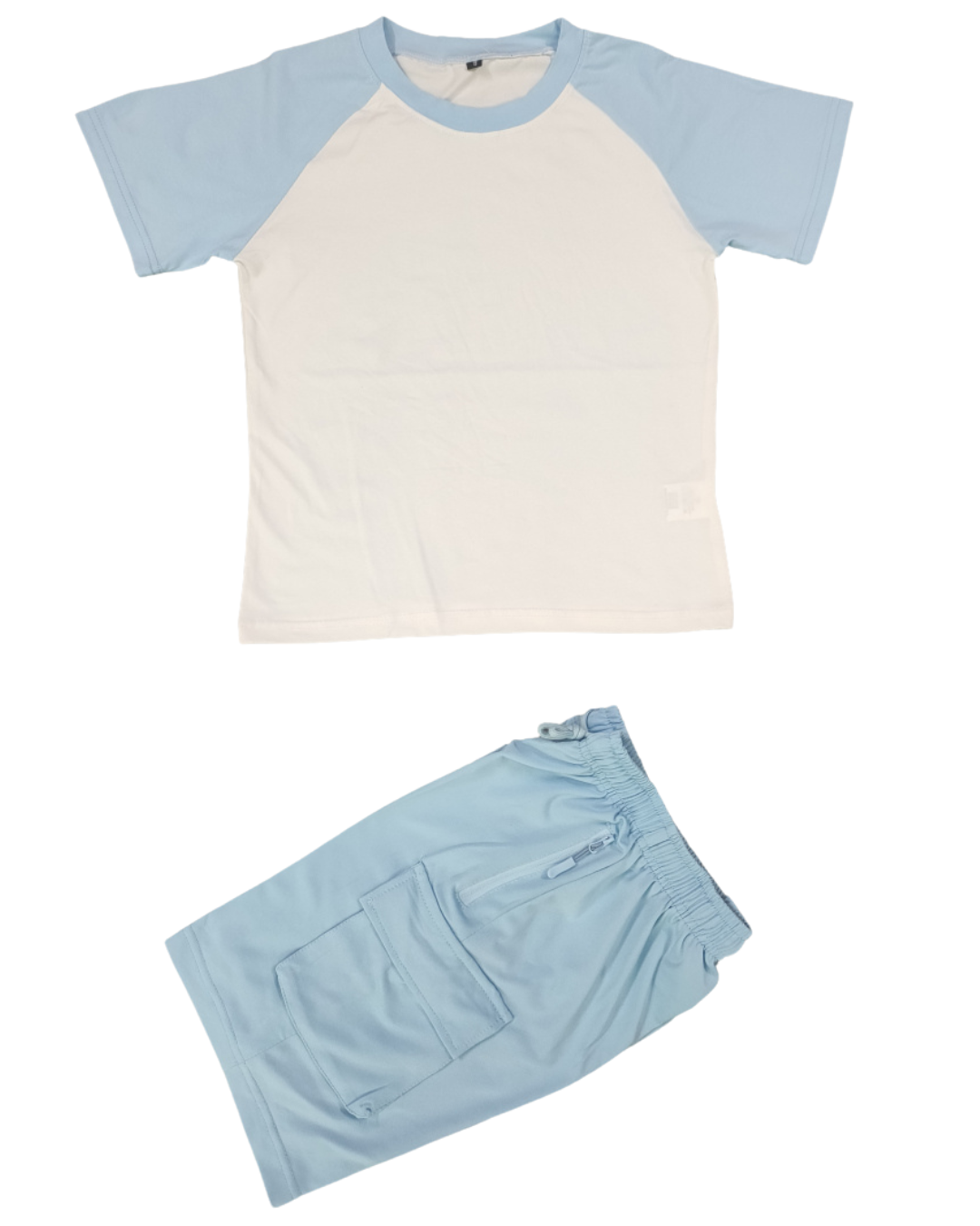 Zomers Set 2-delig | Stoere en Trendy Kindermode voor Jongens set blauw