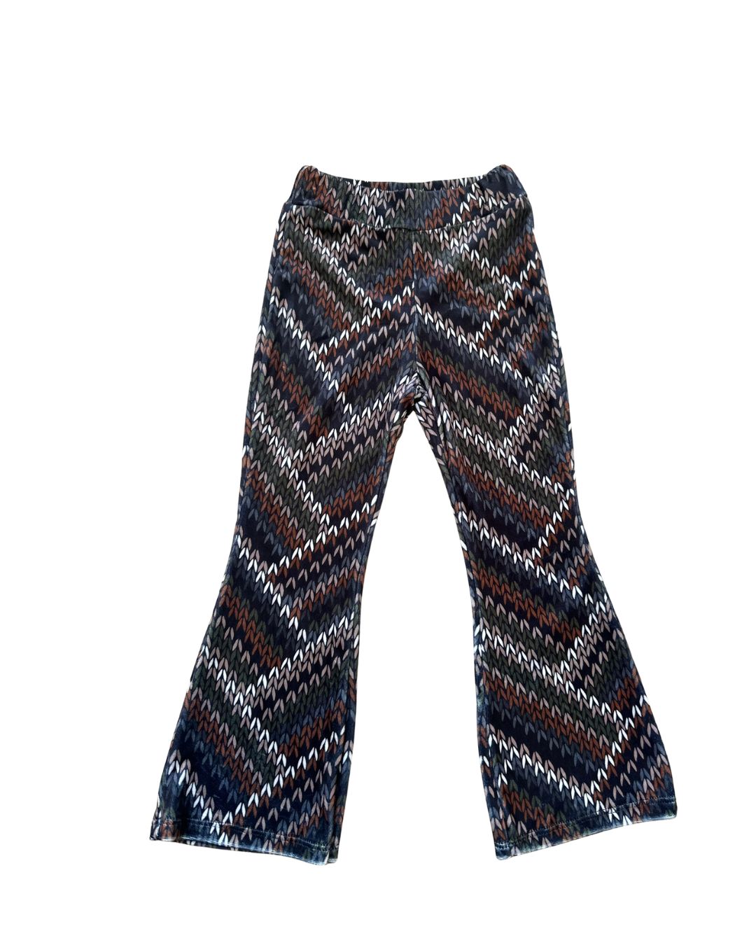 Flared Broek Zigzag Patroon