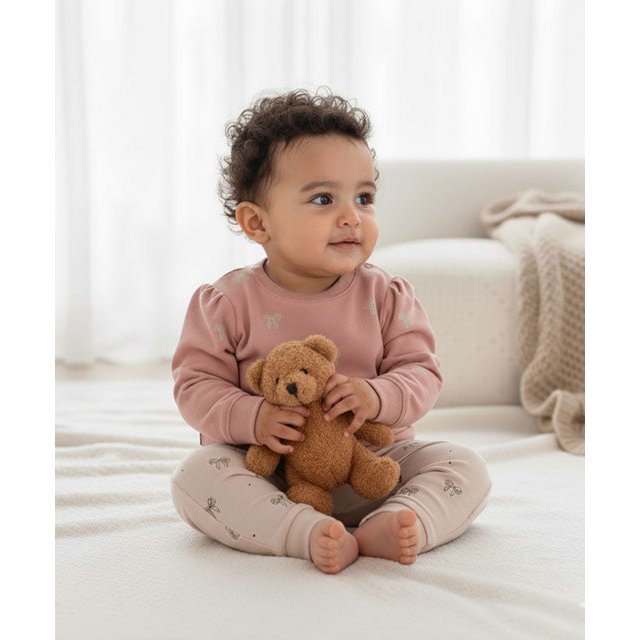 Ballerina kinderbroek boog | Sepia Rose