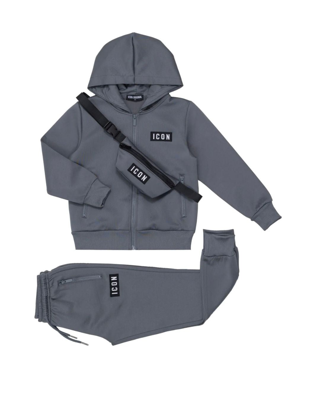 ICON boys' jogging suit gray