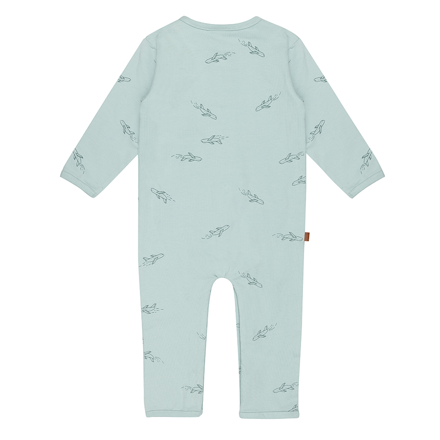 Pilot Club Baby onesie Airplane | Grijze mist
