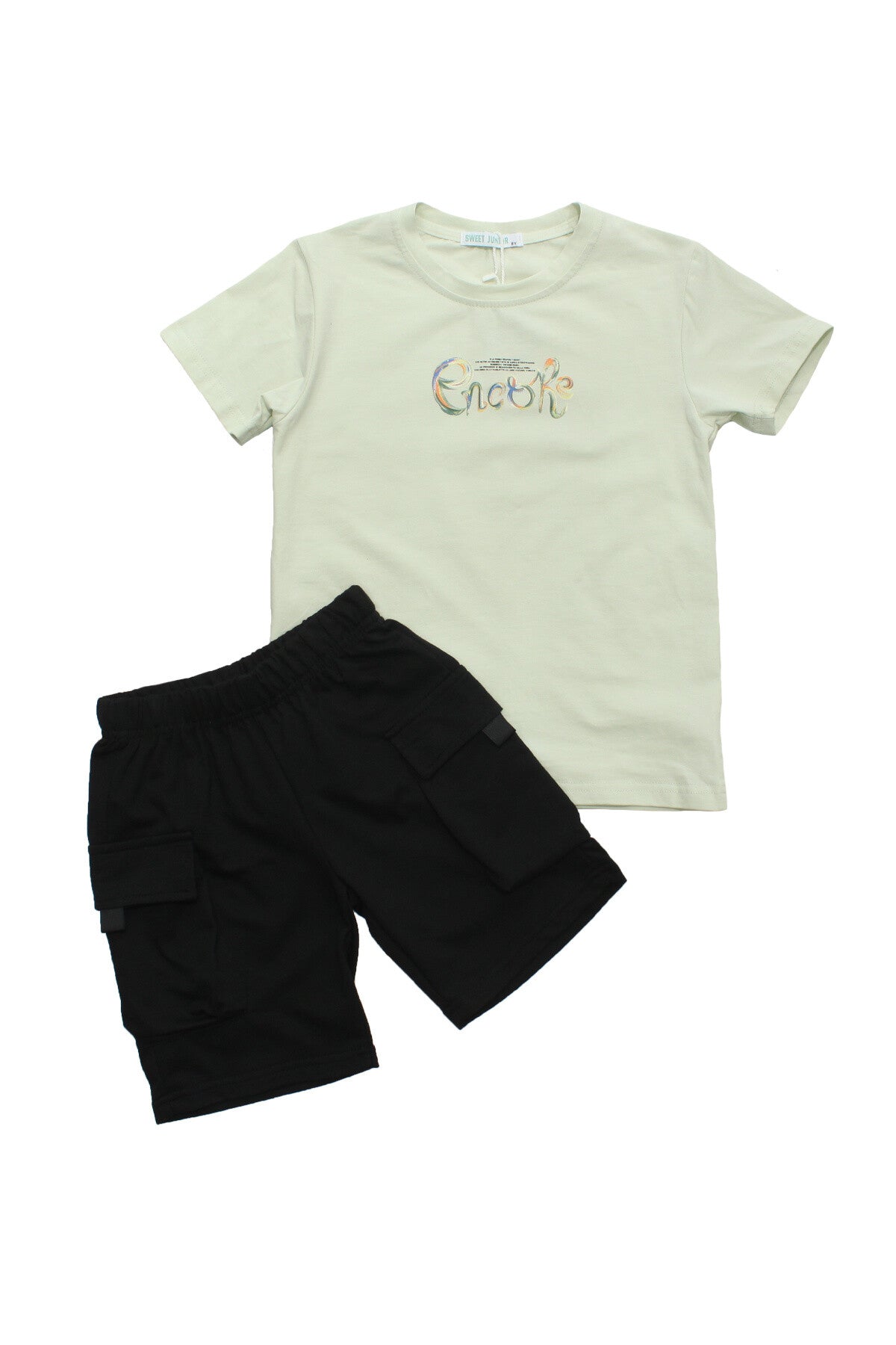 Encore Sets 2-delig - Comfy Pakjes voor Jongens lime groen set