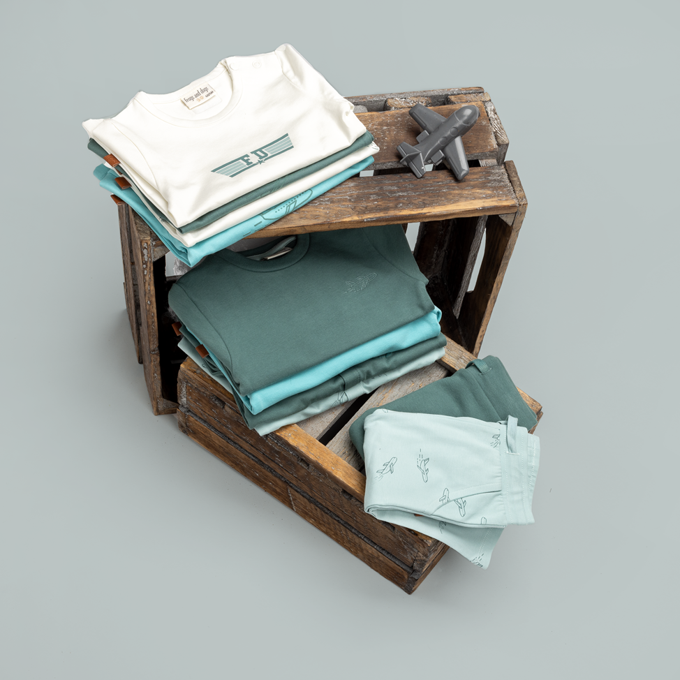 Pilot Club Kids Pants Airplane | Grijze mist