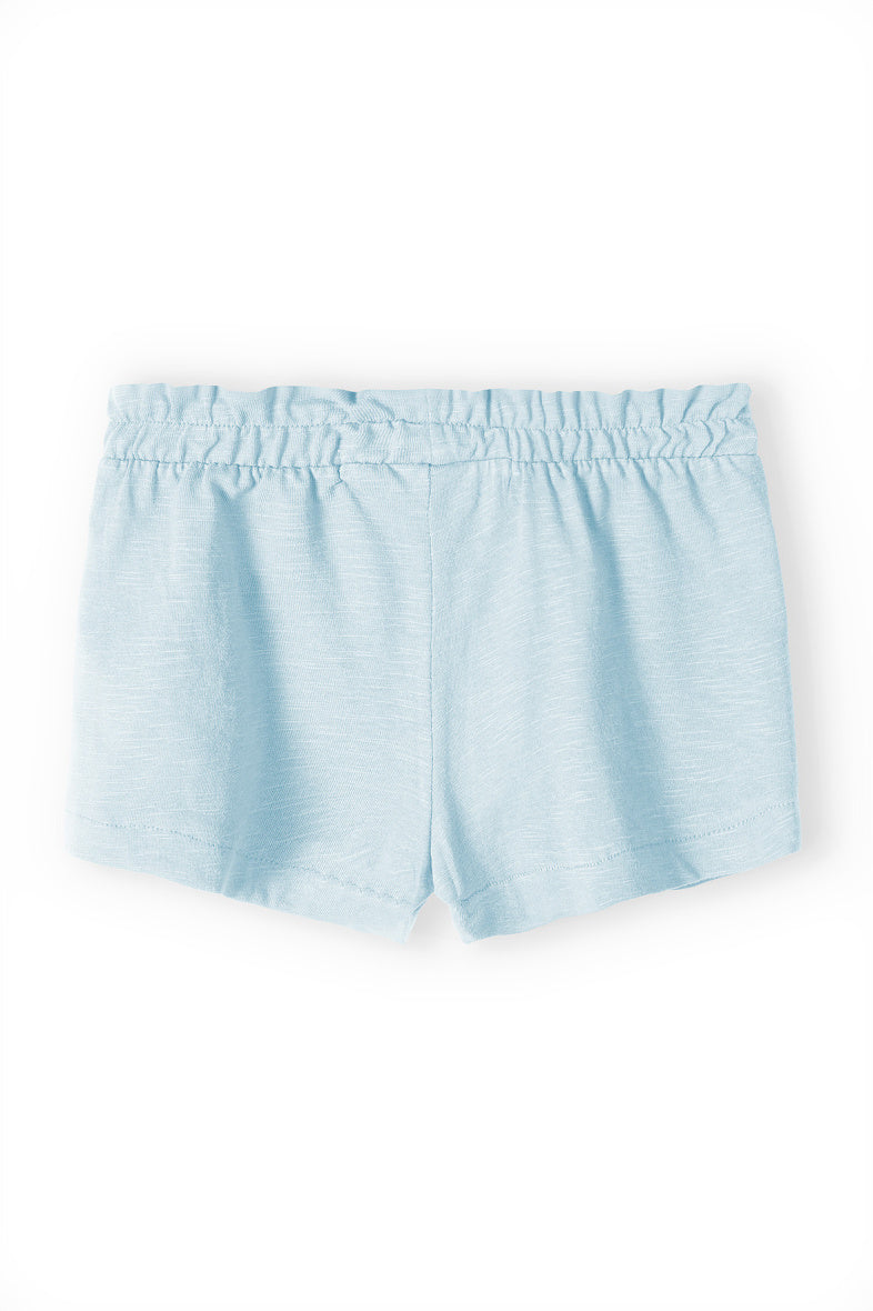 Comfy Short licht blauw - Zomerse korte broek voor meisjes achterkant