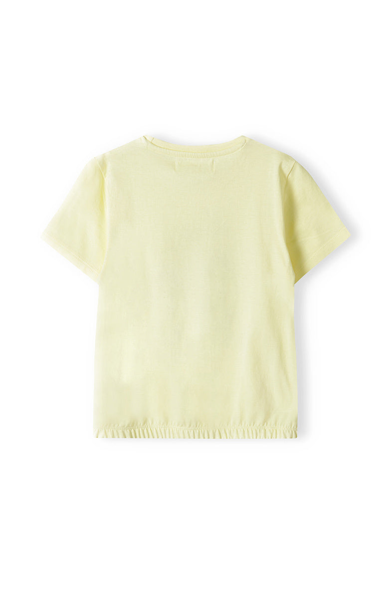 Slurb T-Shirt Geel - Leuk Geel Slurb T-Shirt voor Warme Dagen back view