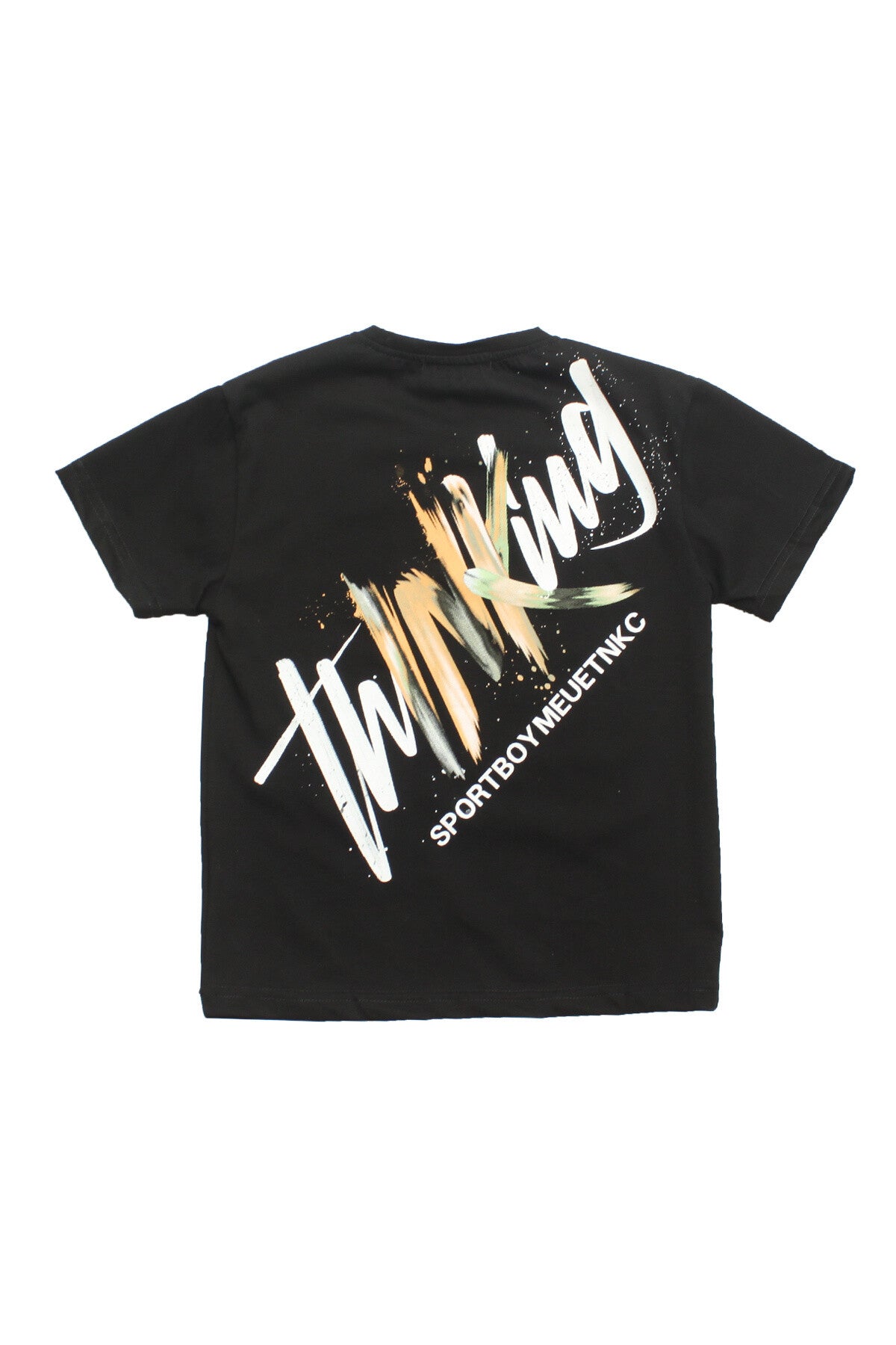 Thinking Sets 2-delig - Stoere en Trendy Kindermode voor Jongens zwart t-shirt