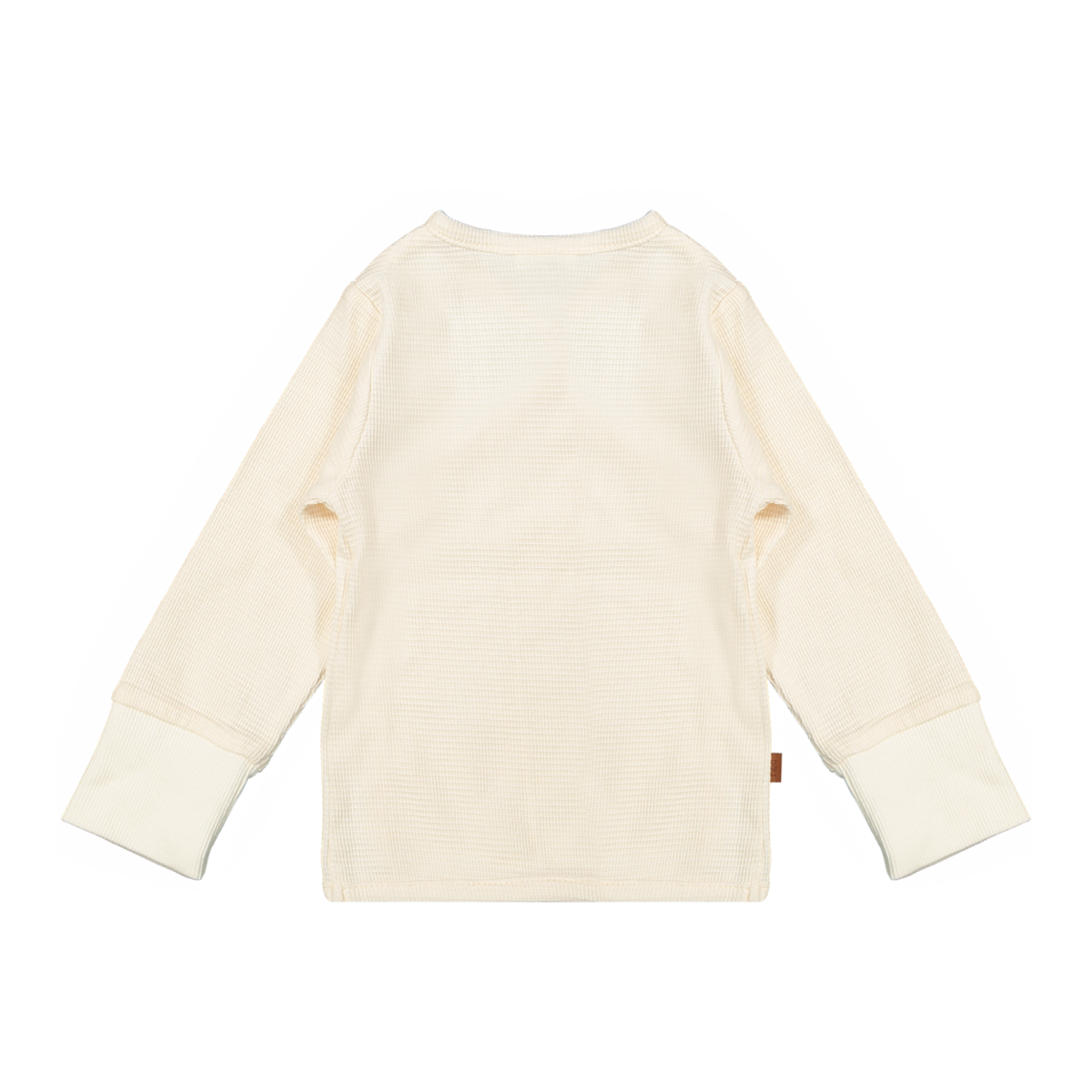 Wikkel T-Shirt Wafel Biologisch | Gebroken wit