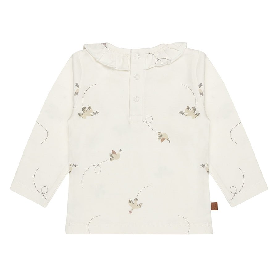 Volg je hart Baby Shirt Ruffe Collar | Straalstroom