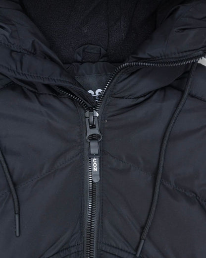 ICON Winter Coat Black and Beige