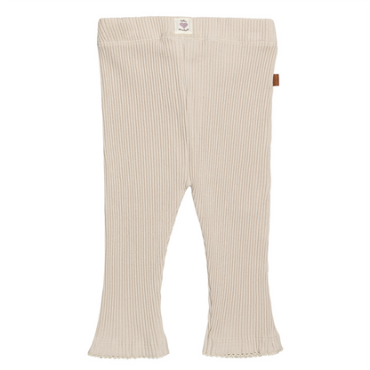 Volg je hart Baby Rib Legging | Zilvergrijs