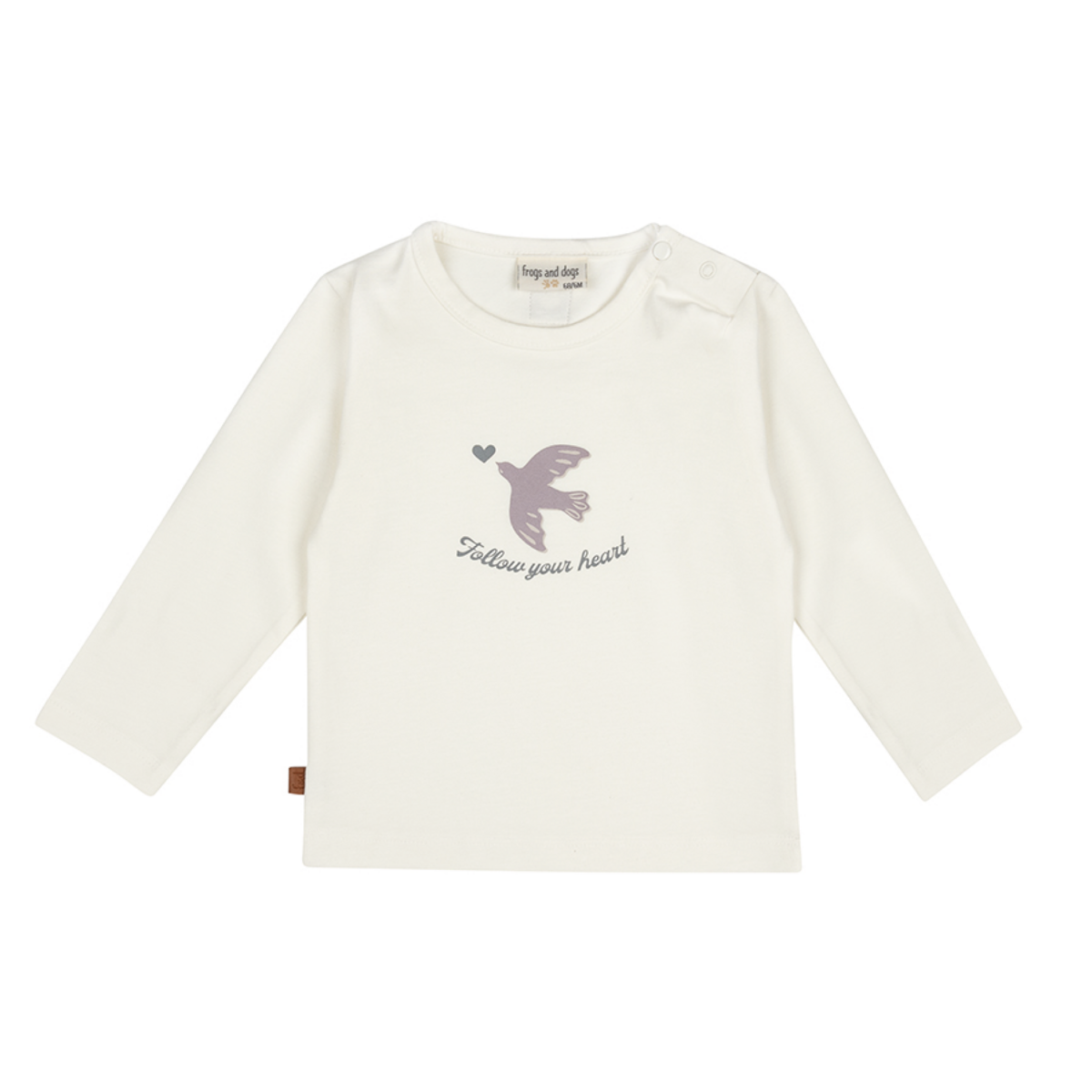 Volg je hart Baby Shirt Bird | Straalstroom