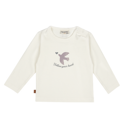 Volg je hart Baby Shirt Bird | Straalstroom