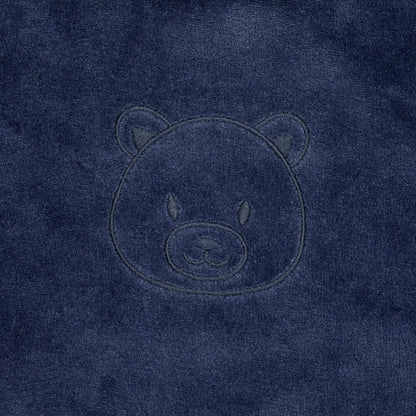 F&D Velours babypyjama | Patriottisch blauw