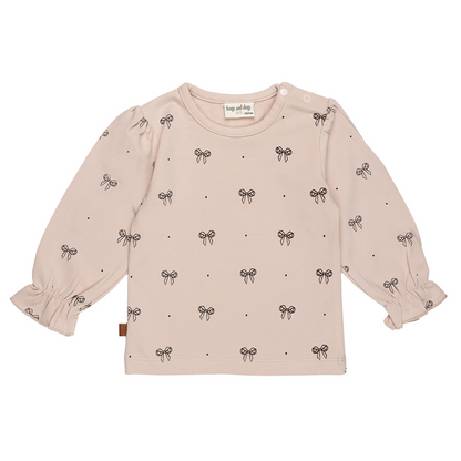 Ballerina Kids Shirt Bow | Sepia Rose