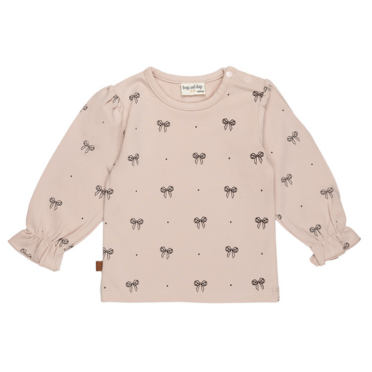 Ballerina Kids Shirt Bow | Sepia Rose
