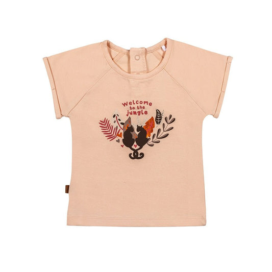 Jungle T-shirt Welkom | Roze