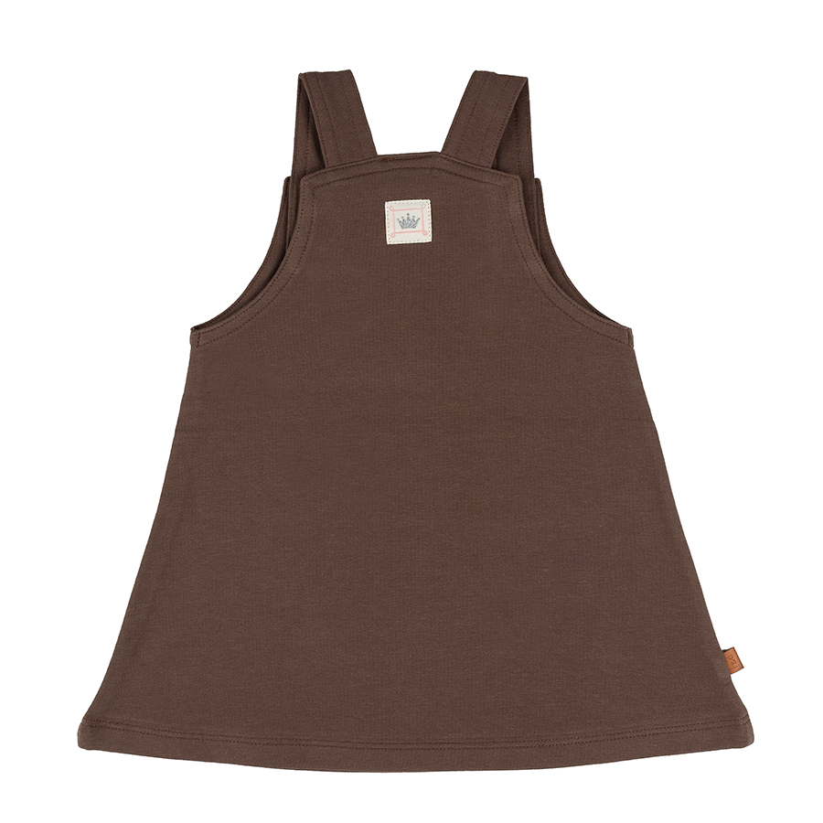 Ballerina Kids Dress Bow | Zegel bruin