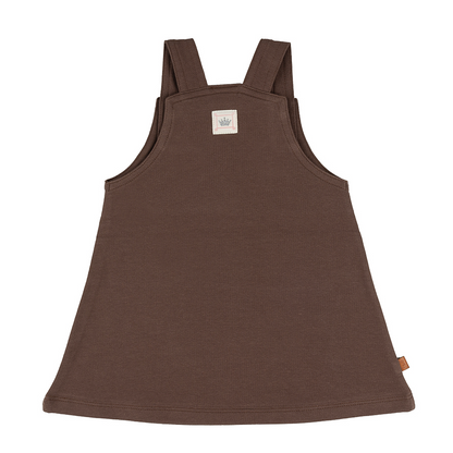 Ballerina Kids Dress Bow | Zegel bruin