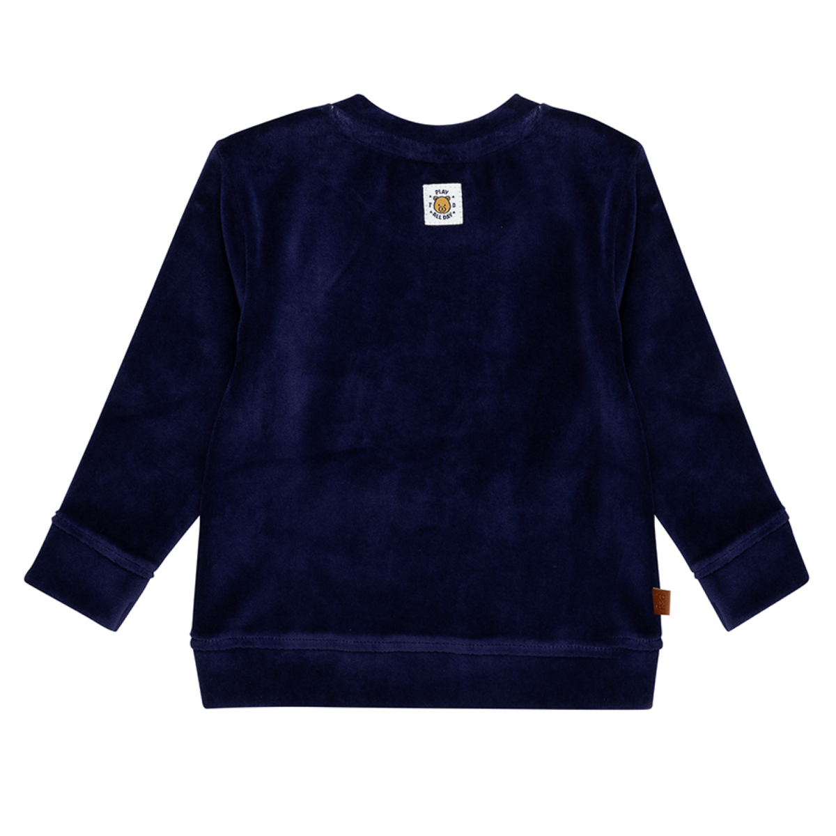 Speel de hele dag Kids Velvet Sweater | Patriot blauw