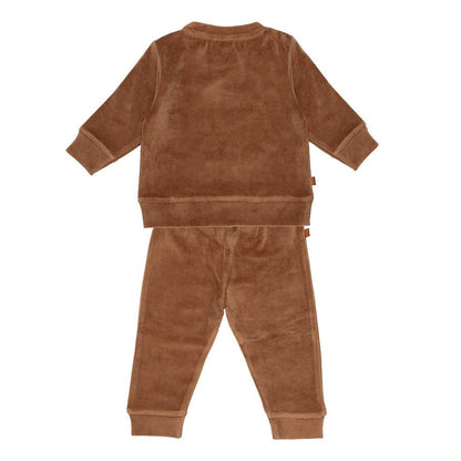 F&D Velours babypyjama | Bever bont