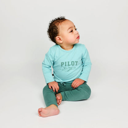 Pilot Club Kids Shirt Let's Fly | Aquazee