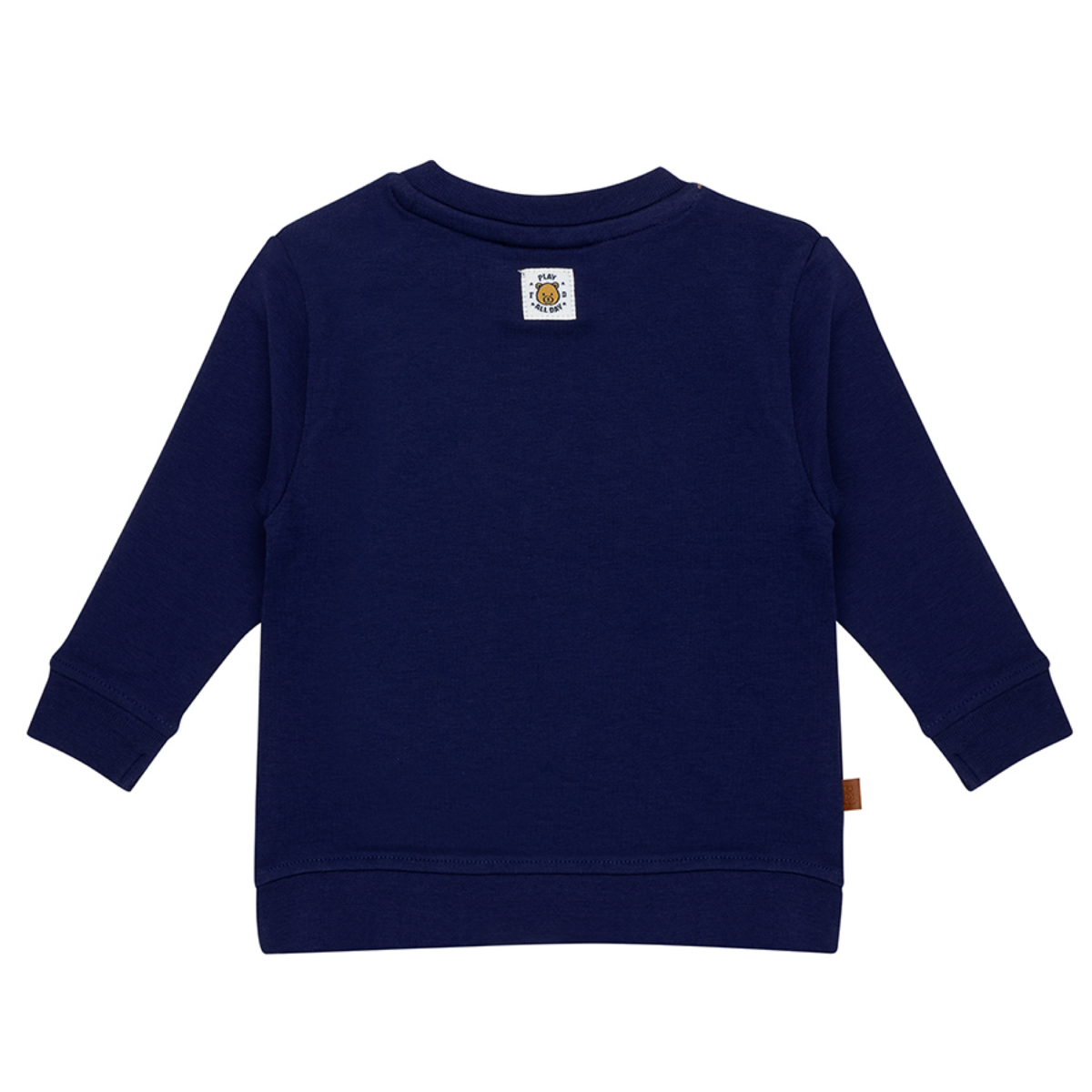 Speel de hele dag Baby Sweater Emblem | Patriot blauw