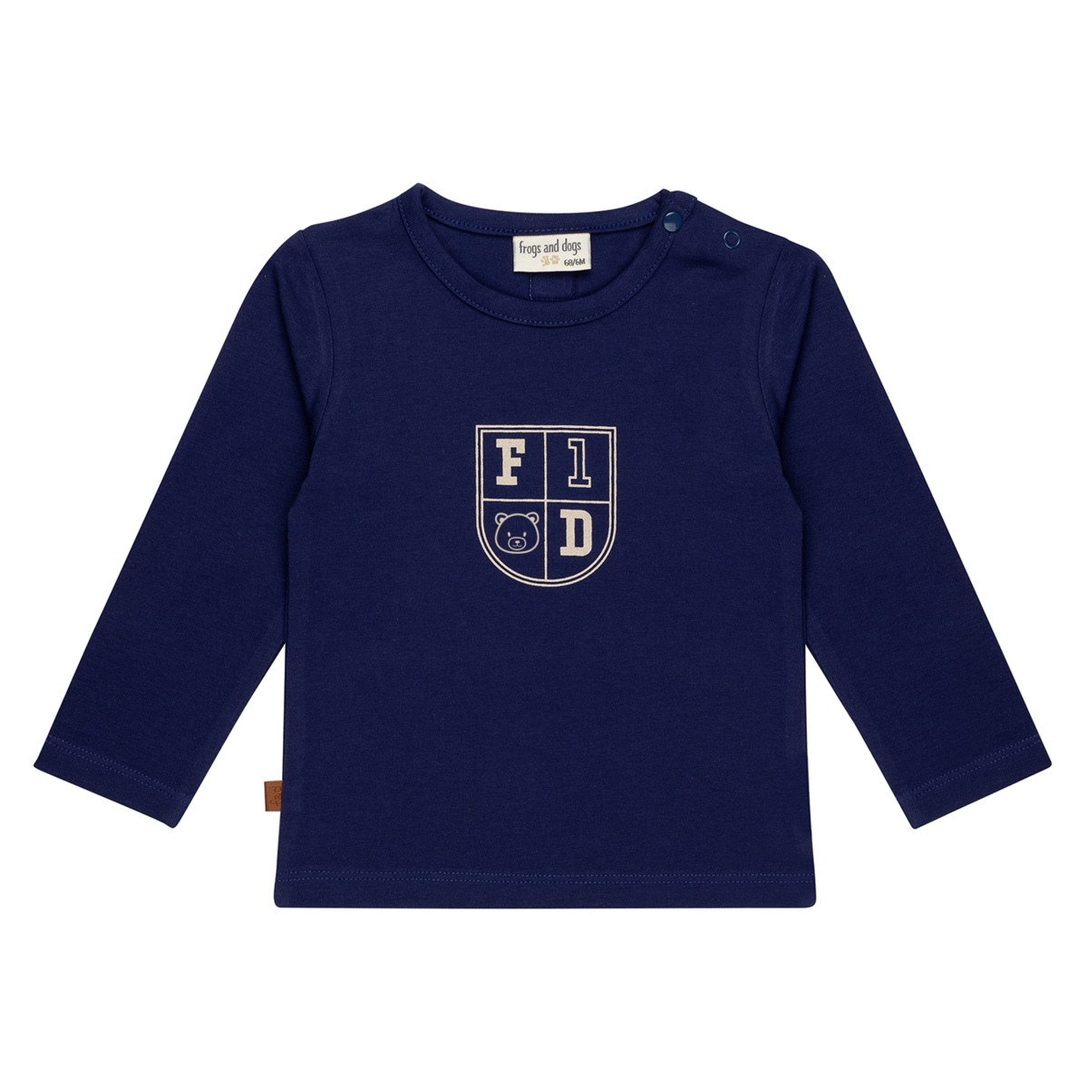 Speel de hele dag Kids Shirt Shield | Patriot blauw