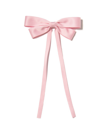 Satijnen Haarclip Strik rose