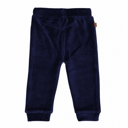Speel de hele dag Baby Velvet Pants | Patriot blauw