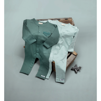 Pilot Club baby onesie piloot | Zeekijn