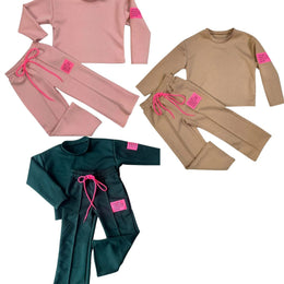 2-delige kinderoutfits life is perfect applicatie voorfront