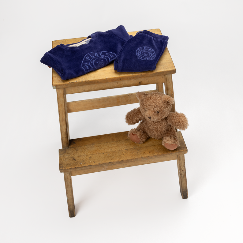 Speel de hele dag Kids Velvet Pants | Patriot blauw