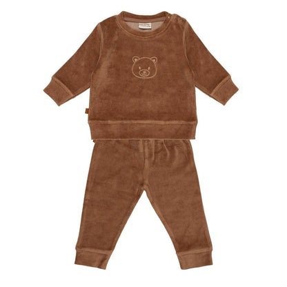 F&D Velours babypyjama | Bever bont