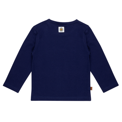 Speel de hele dag Kids Shirt Shield | Patriot blauw
