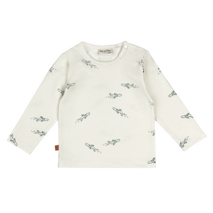 Pilot Club Baby Shirt Airplane | Wit alyssum