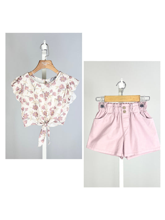Flower Pink Set - Zomers setje voor meisjes