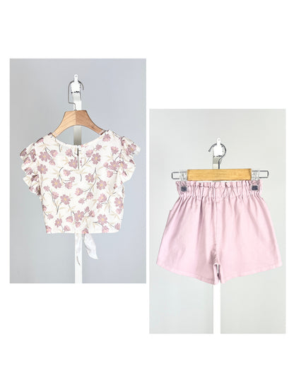 Flower Pink Set - Zomers setje voor meisjes