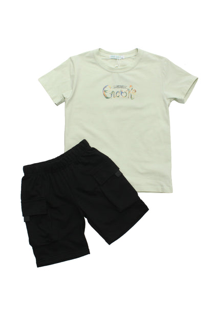 Encore Sets 2-delig - Comfy Pakjes voor Jongens lime groen set