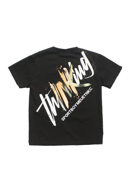 Thinking Sets 2-delig - Stoere en Trendy Kindermode voor Jongens zwart t-shirt